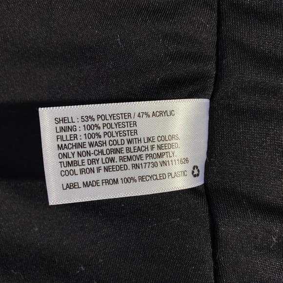 Cat & Jack Girls Coat Star Pattern Size Small (6/6X) Pink Black - Picture 8 of 8